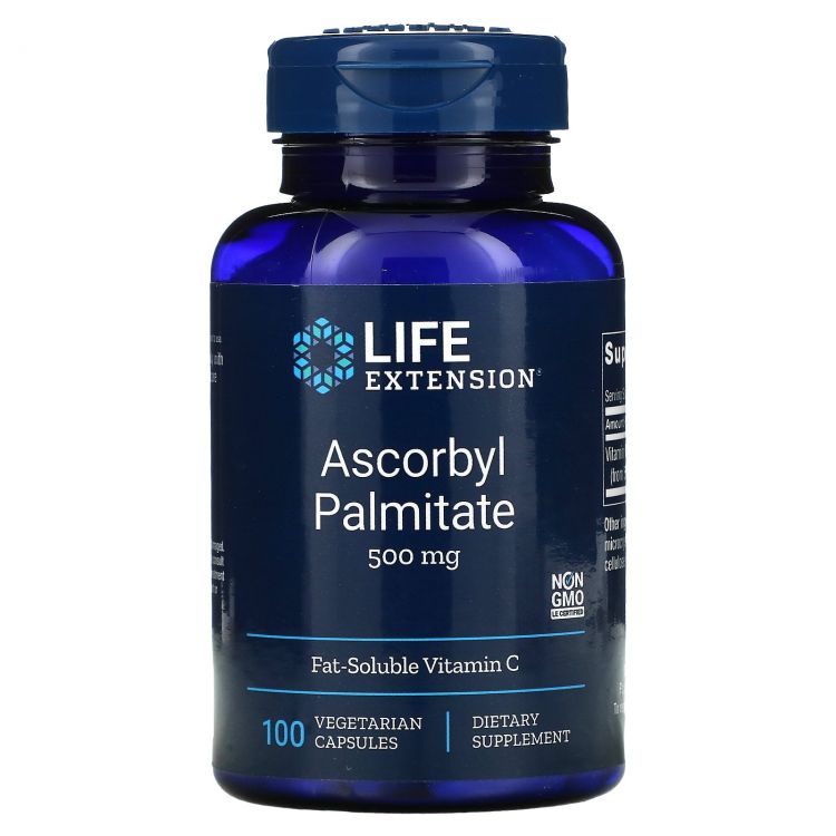 Life Extension: Ascorbyl Palmitate 500mg /100 V-капс/