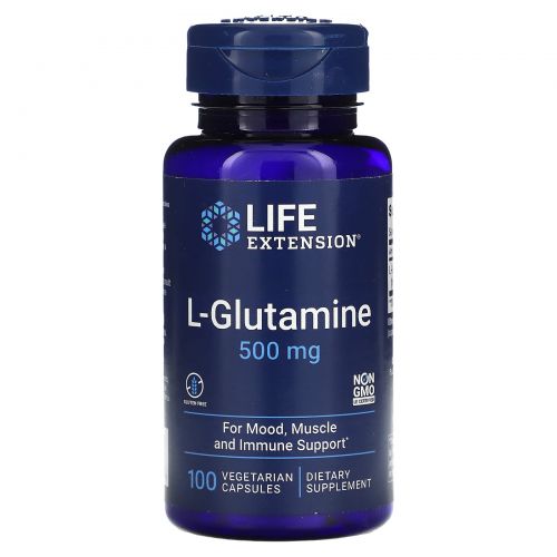 Life Extension L-Glutamine 500 мг 100 капсул