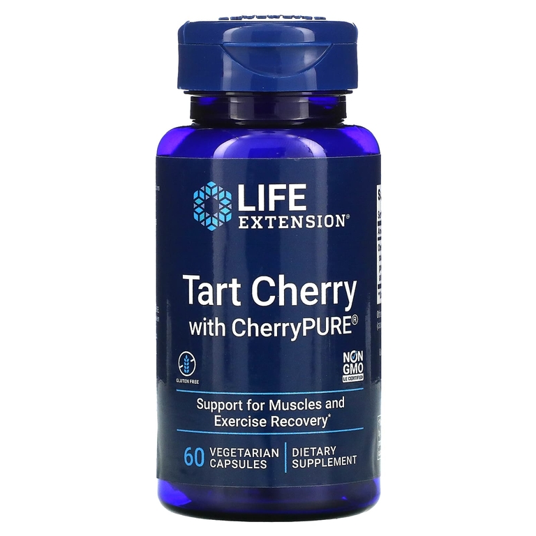 Life Extension Tart Cherry и CherryPURE, 60 вегетарианских капсул