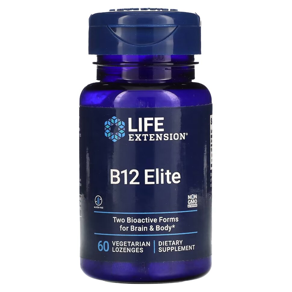 Life Extension B12 Elite 60 пастилок