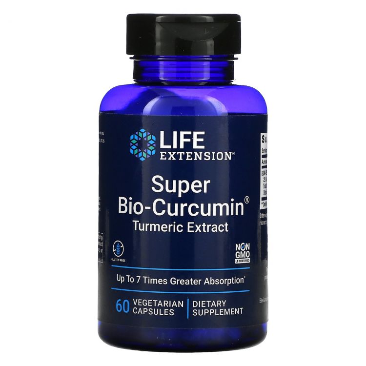 Life Extension: Super Bio-Curcumin® Turmeric Extract 400mg /60 V-капс/