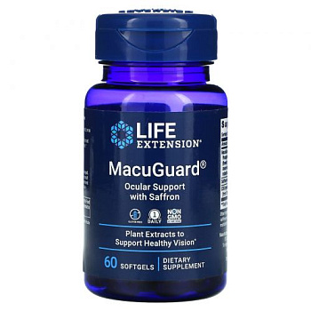 Life Extension MacuGuard Ocular Support 60 капсул