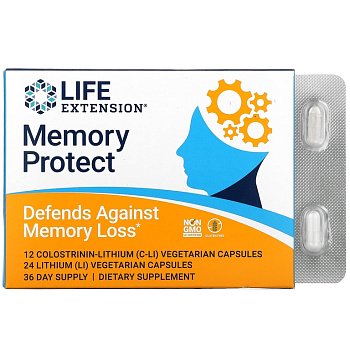 Life Extension, Memory protect, 36 вегетарианских капсул