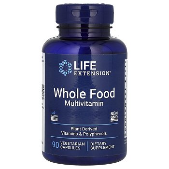 Life Extension: Whole Food Multivitamin /90 V-капс/